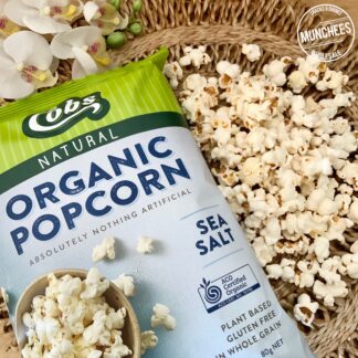 Organic Seasalt popcorn