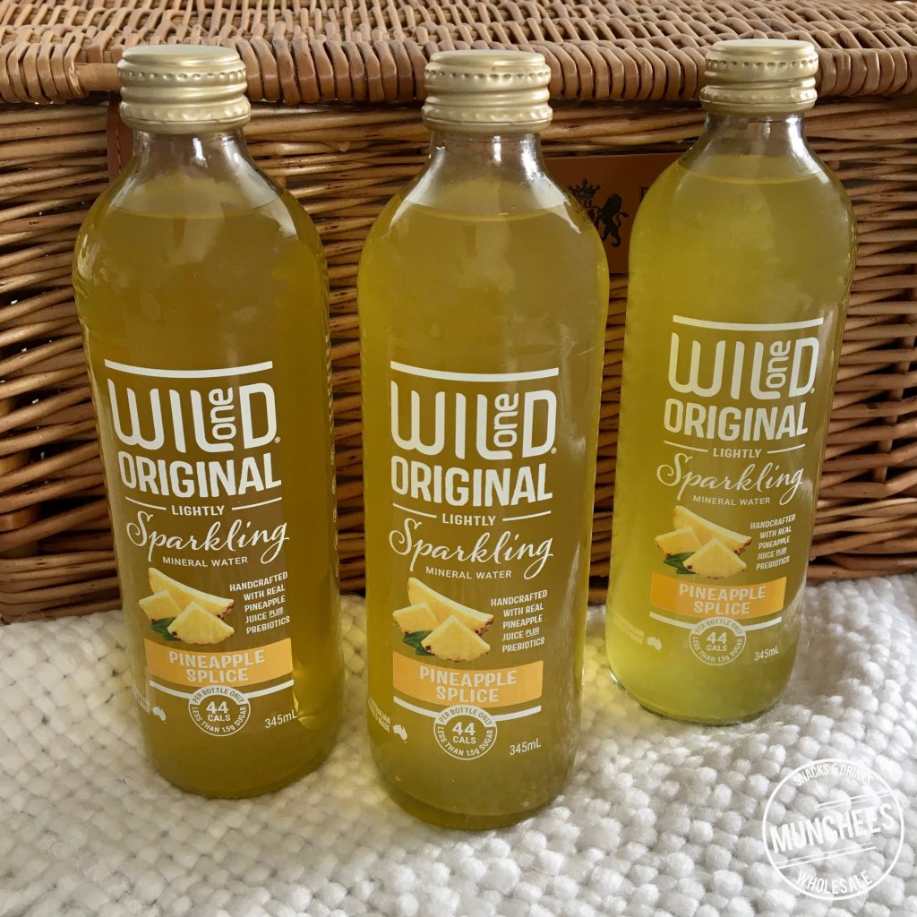 Wild one sparkling pineapple lime 12x345ml munchees