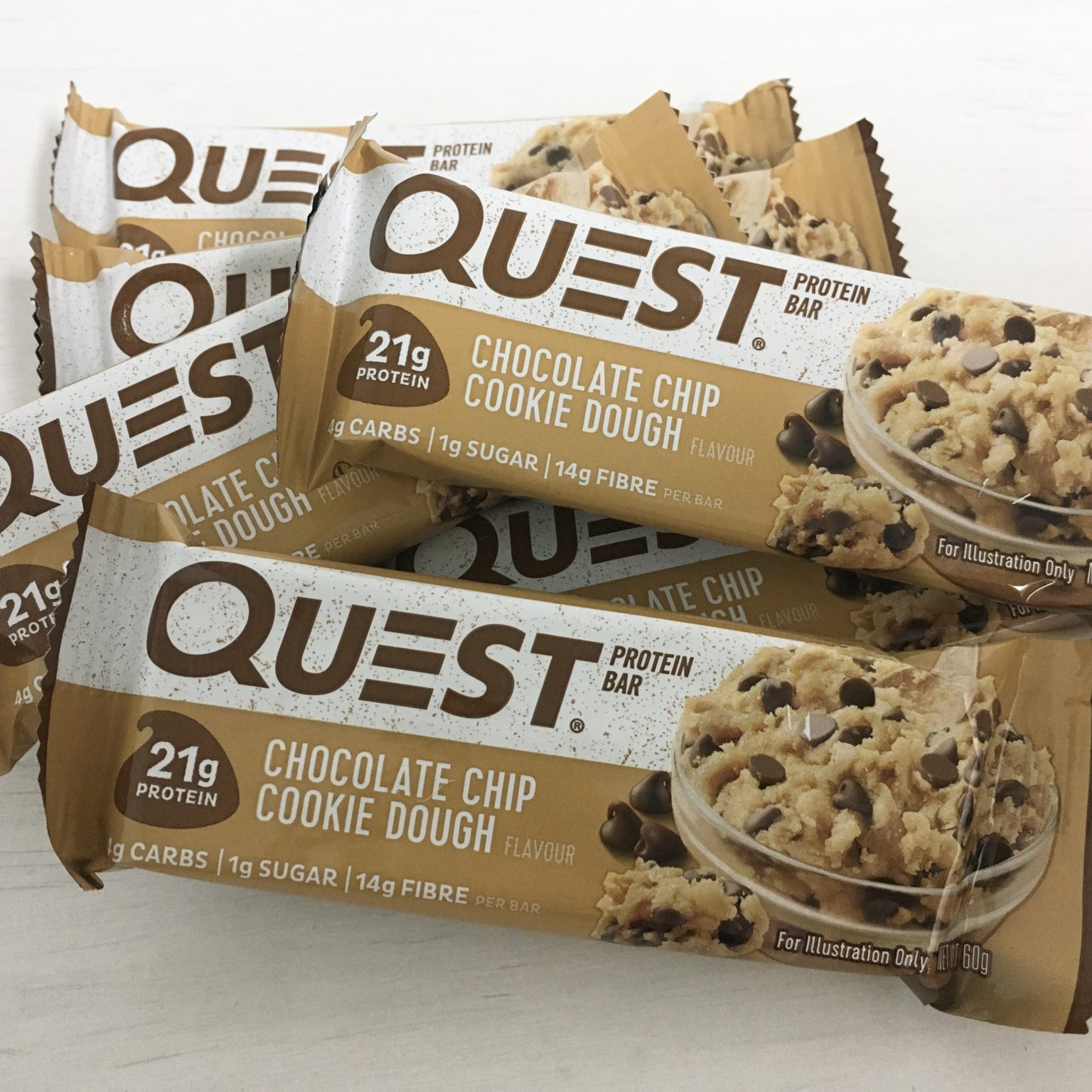 Quest Protein Choc Chip Cookie Dough Bar 60g Munchees Wholesale