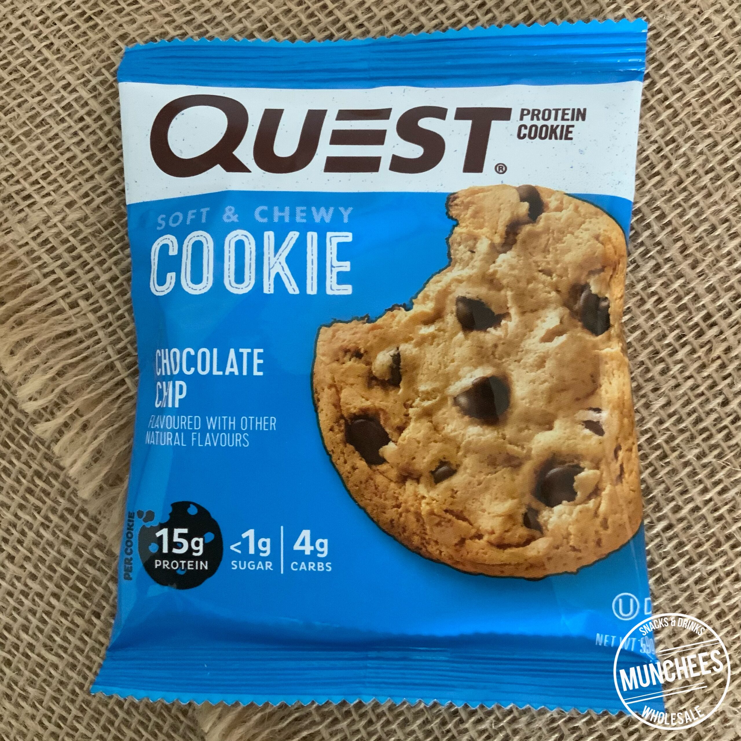 Quest Chocolate Chip Protein Cookie 59g Munchees Wholesale