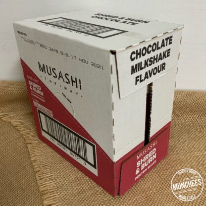 musashi shred and burn nutritional info